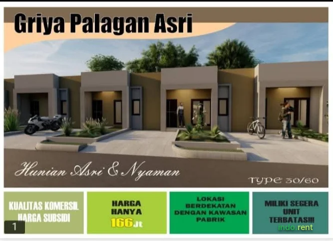 Rumah Subsidi angsuran Rp 1juta