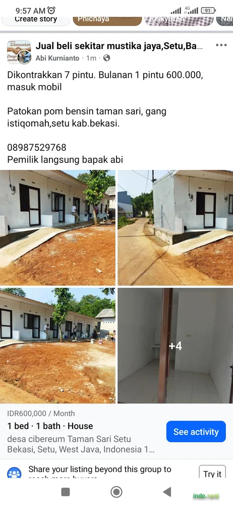 Disewakan kost bulanan 2