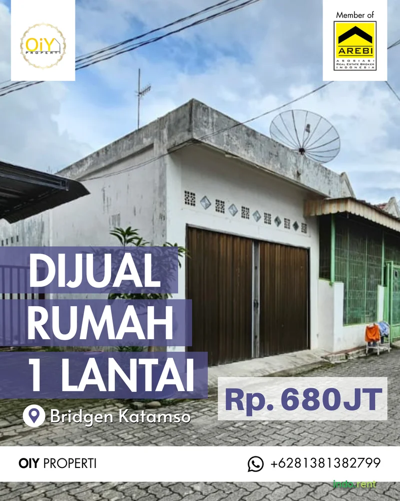 DIJUAL RUMAH STRATEGIS DI BRIDGEN KATAMSO 