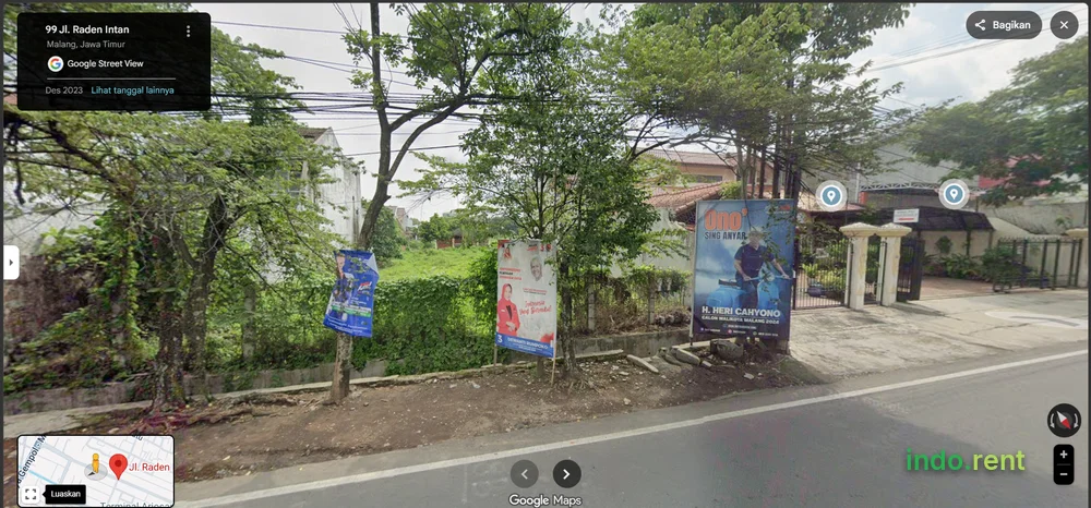 Disewakan Tanah SHM 2 menit dari Terminal Arjosari Malang 2