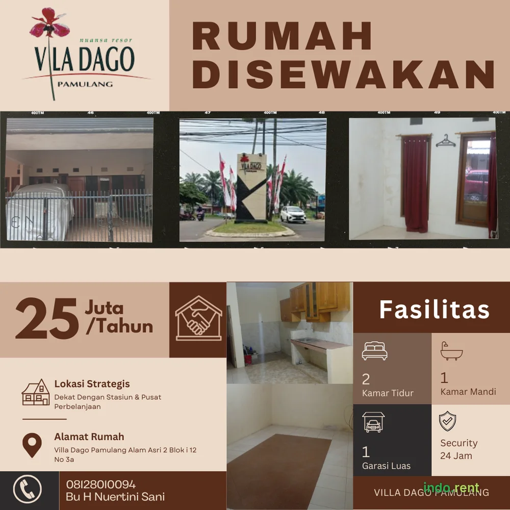 Disewakan Rumah Strategis