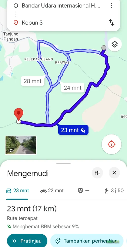 Tanah murah 7 hektar pinggir {{CONTACT}} raya di Belitung  2