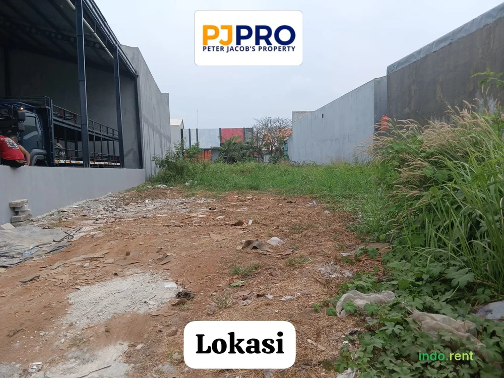 Disewakan Tanah Kavling Siap Pakai di Pergudangan Harapan Indah Bekasi
