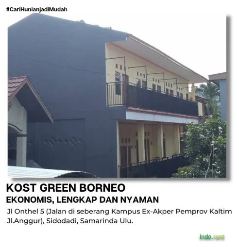 Kost Green Borneo Samarinda Ulu Samarinda Kota