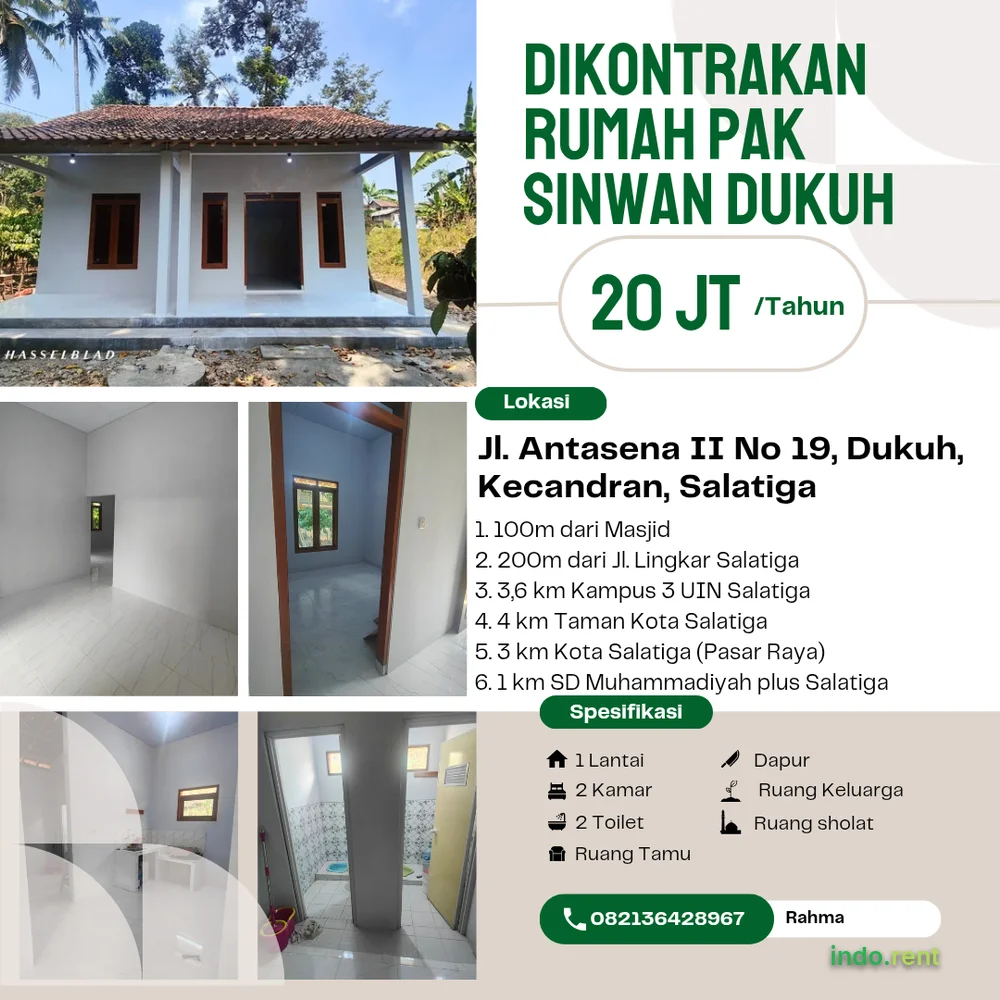 Rumah dikontrakkan Dukuh Salatiga