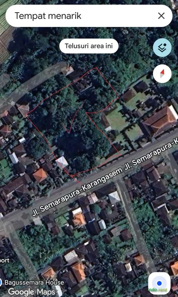 DISEWAKAN TANAH PINGGIR JALAN RAYA SATRIA SIDEMEN 2