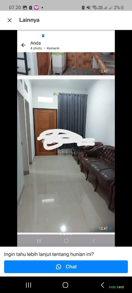 Dikontrakan rumah keroncong permai 3