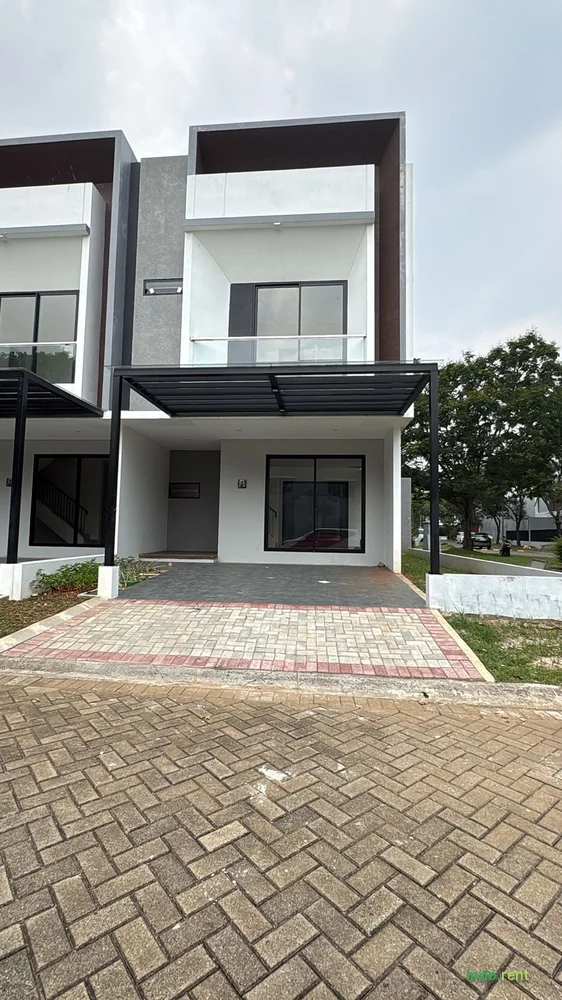Rumah baru disewakan tahunan di discovery aluvia bintaro