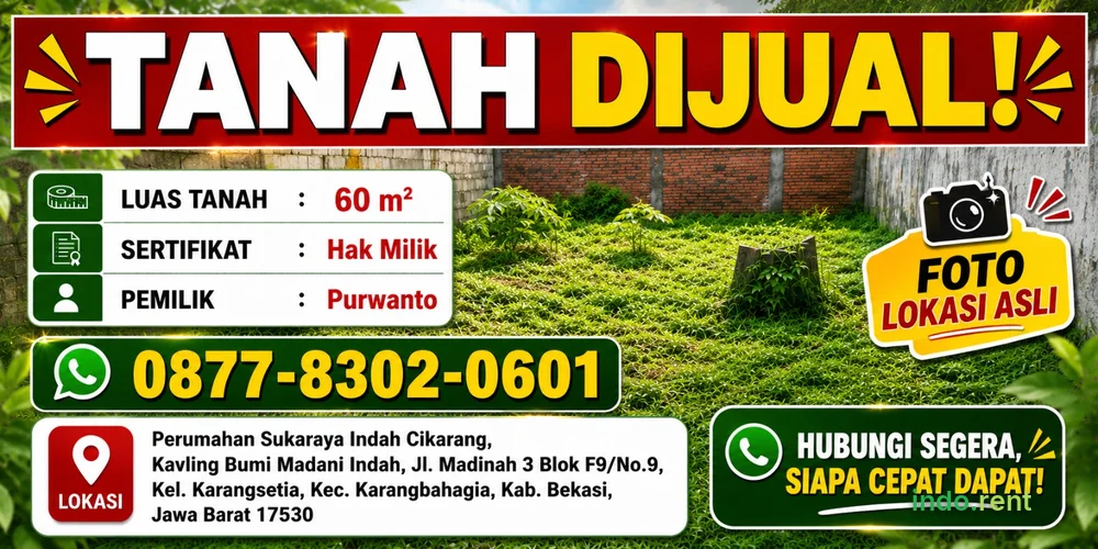 Tanah Dijual ! 3