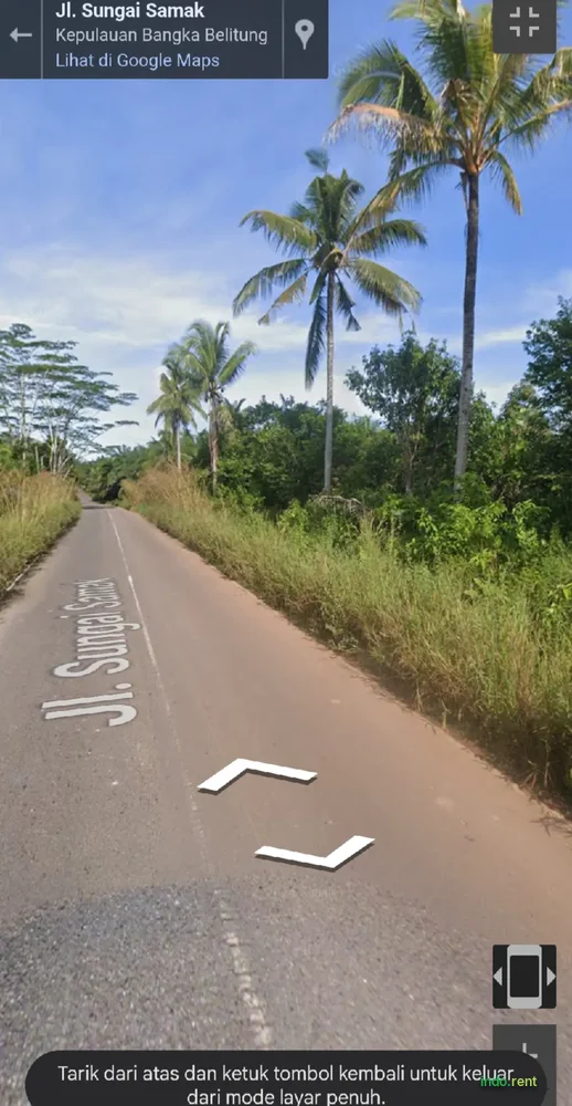 Tanah murah 7 hektar pinggir {{CONTACT}} raya di Belitung 