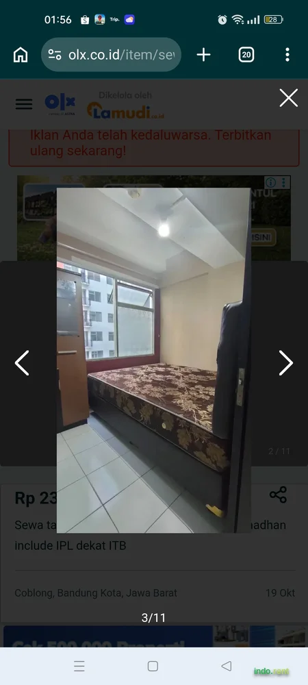 Dijual Apartemen 2 bedroom Jarrdin tipe 33 Bandung 2