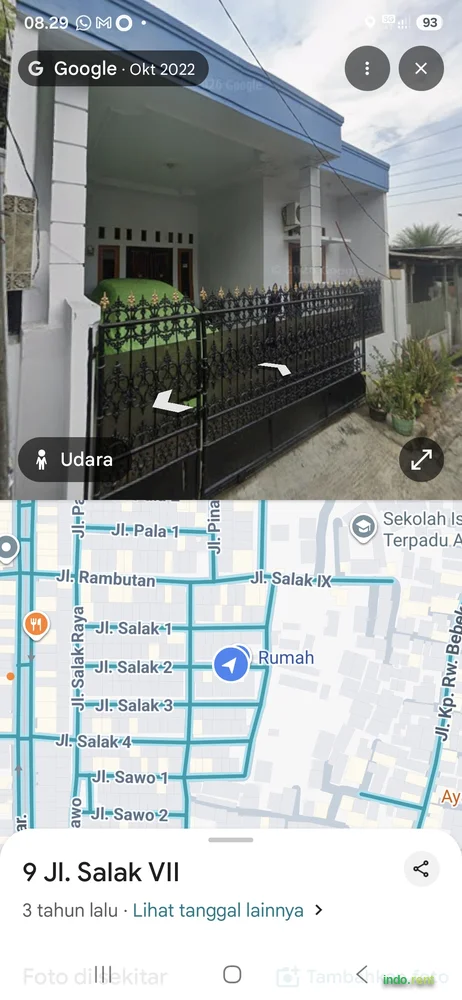 Disewakan/ Dikontrakan Rumah pertahun di Harapan Baru