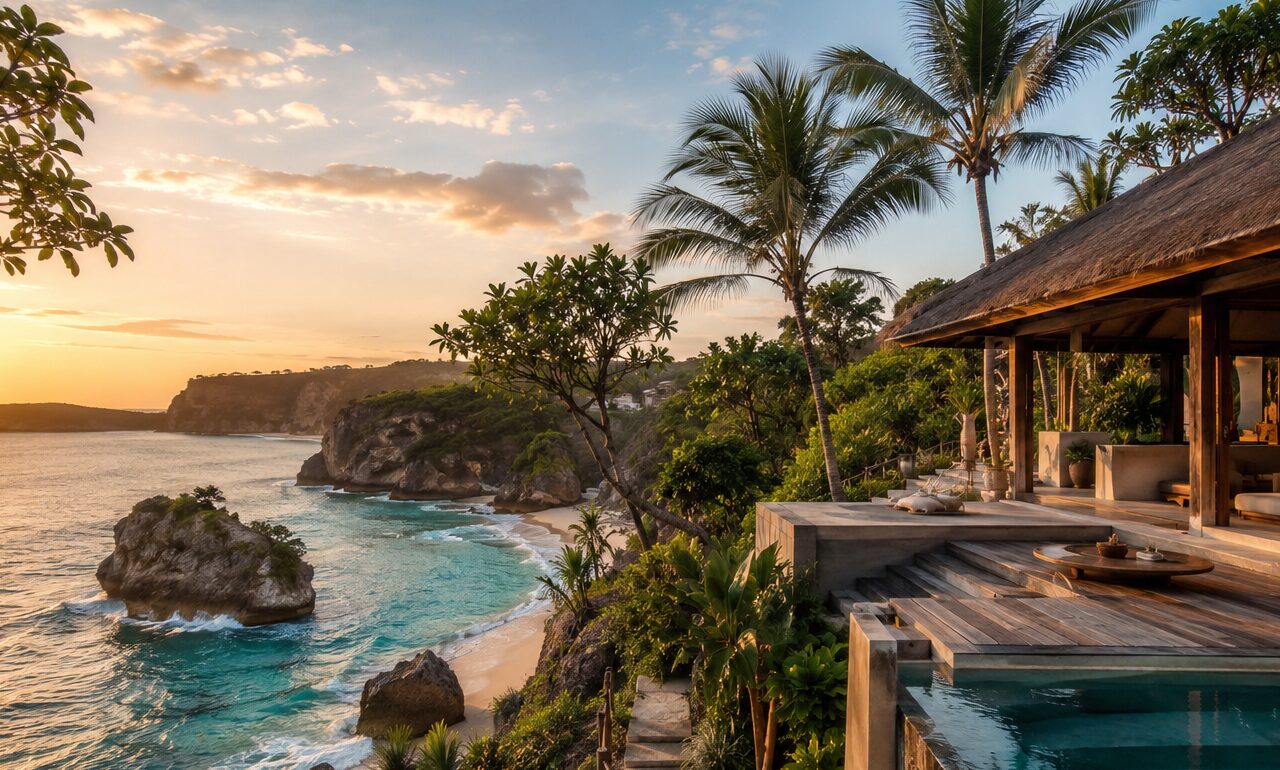Seaview villa in Indonesia